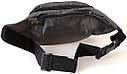 Чоловіча текстильна сумка на пояс Q003-8DarkGrey сіра, фото 3