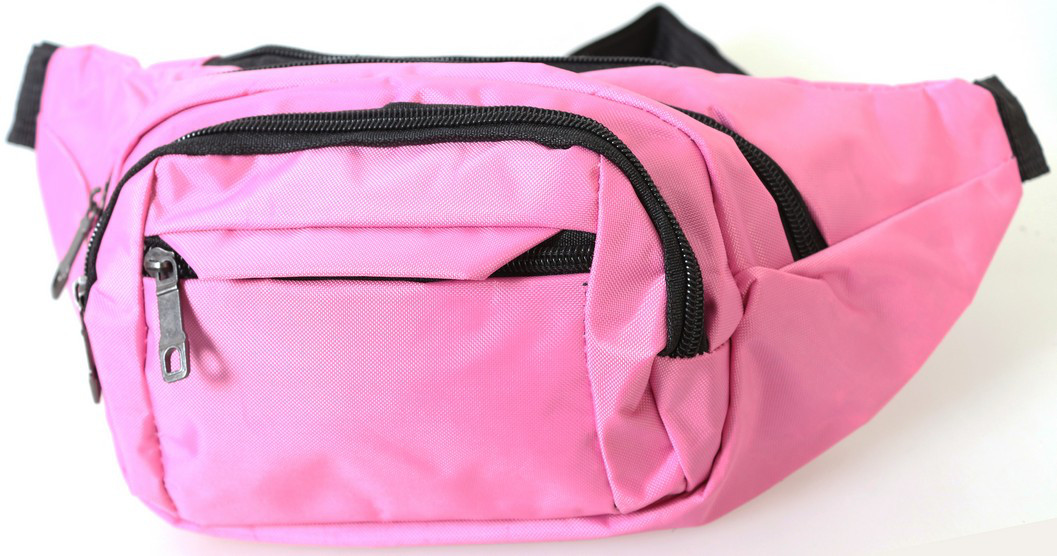 Чоловіча текстильна сумка на пояс Q003-9SkyRose рожева