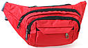 Чоловіча текстильна сумка на пояс Q003-19SkyRed червона, фото 2
