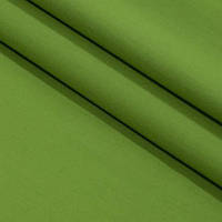 Декоративная ткань для штор, однотонная зелёная липа