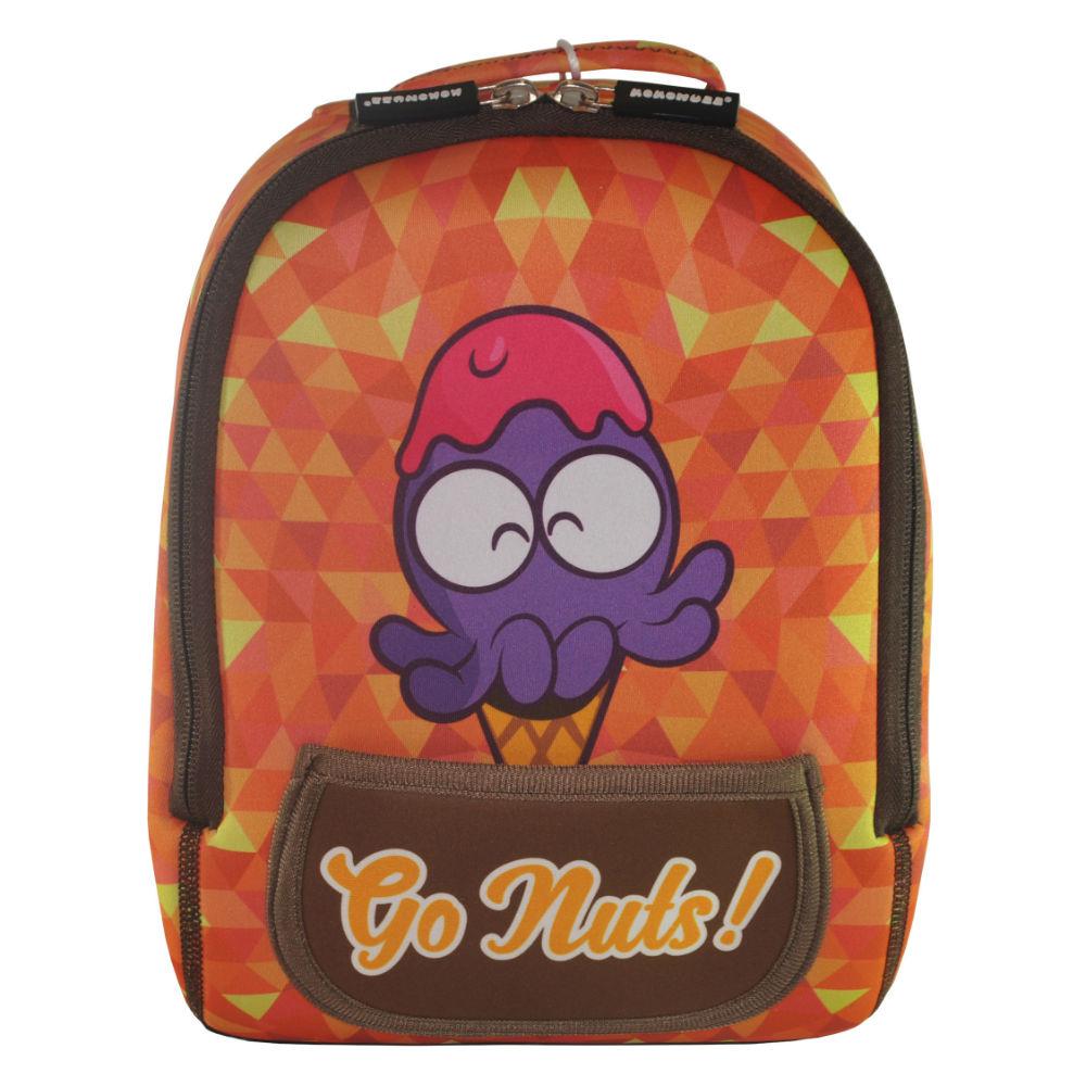 Дошкільний рюкзак KOKONUZZ-GO NUTS з восьминогом помаранчевий, фото 1