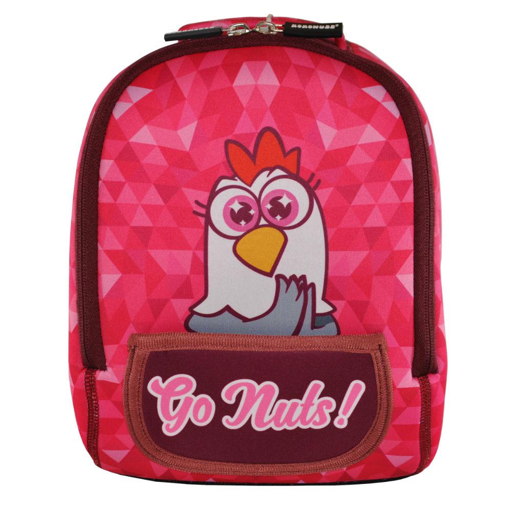 Дошкільний рюкзак KOKONUZZ-GO NUTS з куркою малиновий, фото 1