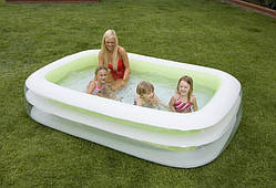 Надувний басейн Intex Сімейний для дорослих і дітей 262х175х56 см (56483)