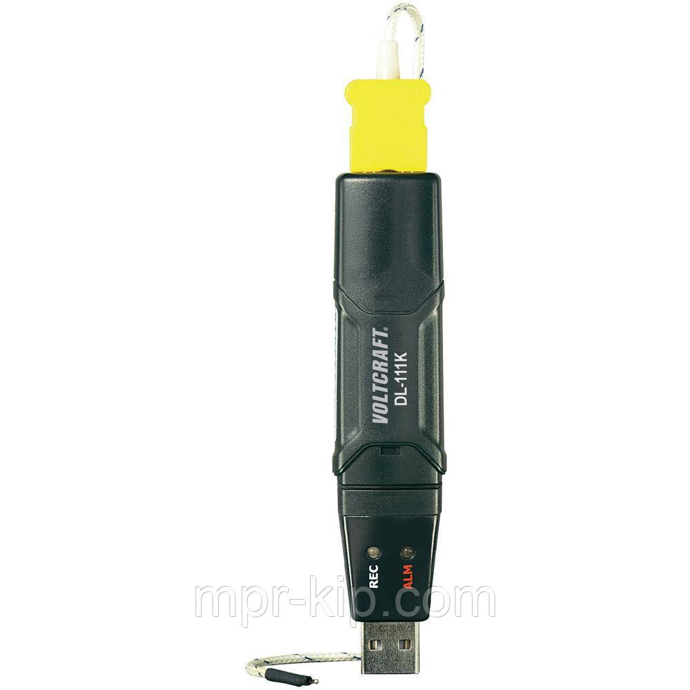 Реєстратор температури Voltcraft DL-111K USB (-200...+1370 °C) з термопарою К-типу. Германия