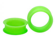 Тоннель силиконовый зеленый (с бортиками) пара