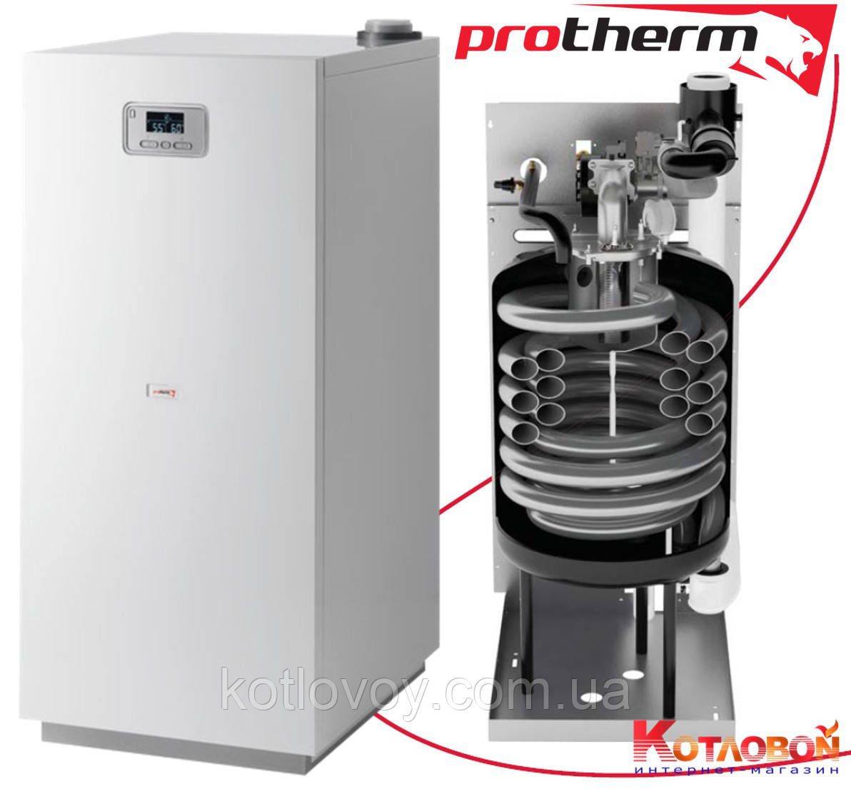 Підлоговий конденсаційний газовий котел Protherm Ведмідь Конденс