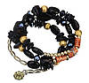 Жіночий браслет пружиною Primo Stone Cuff - Black, фото 3