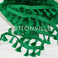 Тасьма з китицями зелена
