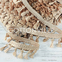 Тасьма з китицями бежева