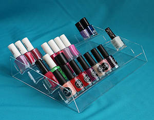 Прозора підставка під лак для нігтів