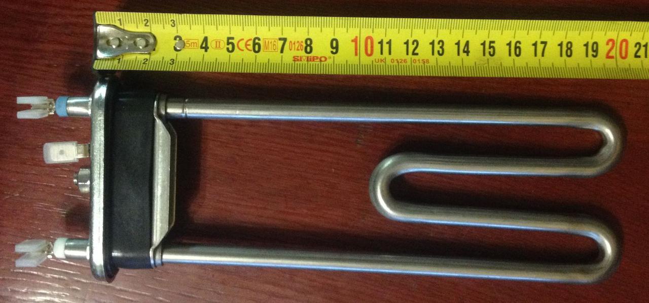 Тен для пральної машини Keneta L — 200 мм, 2000 W без отвору