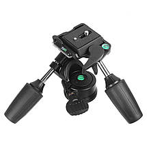 3-х мірна (Тривимірна) голова Kingjoy KH-6730 для штатива., фото 3