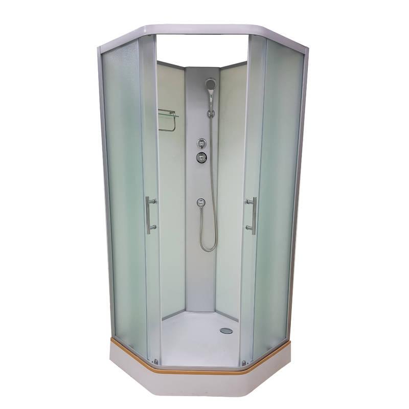 Душовий бокс Veronis BN-1 матове скло, 90х90х200 (без даху), фото 1