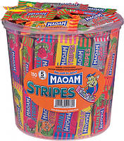 Желейні цукерки МаоаМ Фруктовий Стік Maoam Stripes 1050гр.150шт.Харібо