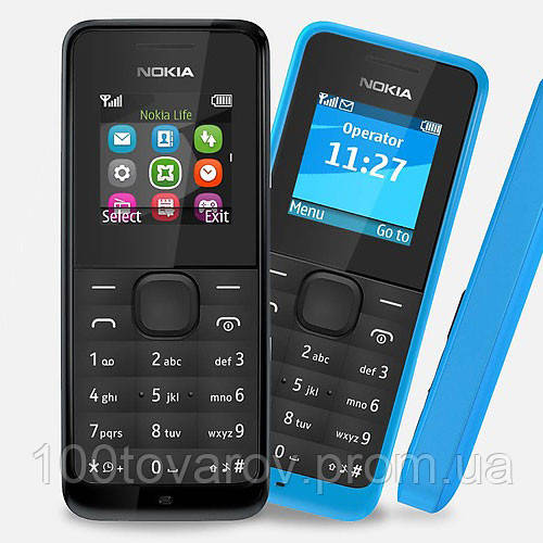 Мобільний телефон Nokia 105 Cyan