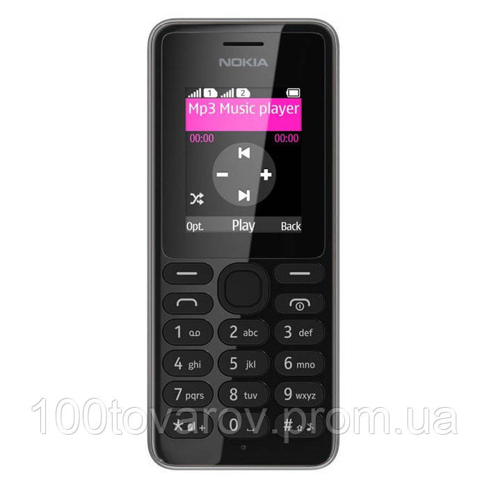/мобільний телефон Nokia 108 Black