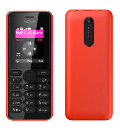 /мобільний телефон Nokia 108 Red