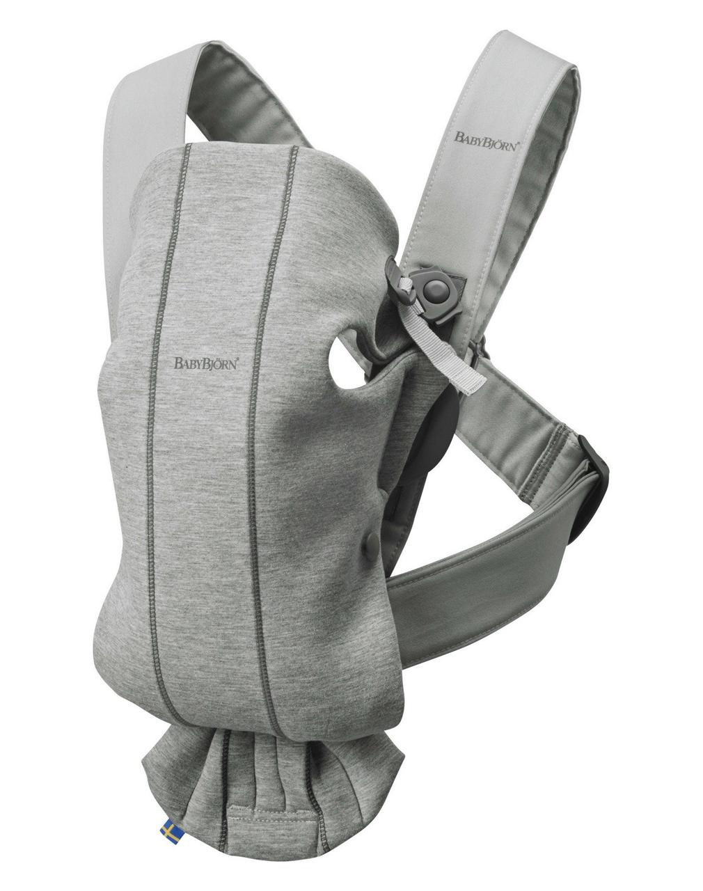 BabyBjorn - Рюкзак-кенгуру Baby Carrier Mini 3D Jersey, Light Grey (світло-сірий)