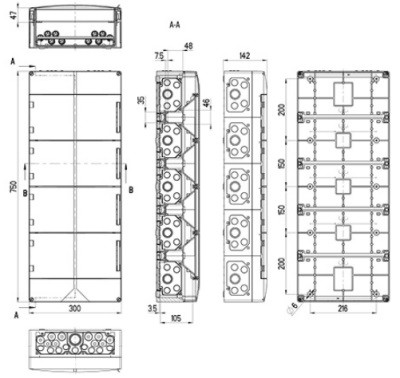 Распределительный модульный щит AK 70, цена — Prom.ua (ID#726964322)