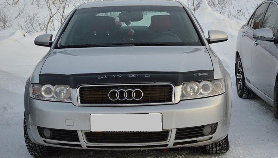 Дефлектор капоту, мухобойка Audi A4 (8Е,В6) 2001-2005 VIP, фото 1