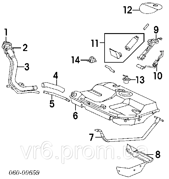 Крышка заливной горловины топливного бака KIA Cerato, Magentis, Sportage 31010-24000 - фото 3 - id-p57228017