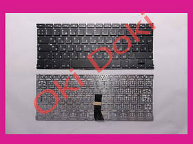 Клавіатура APPLE MacBook Air A1369 2011 A1466 2012-2017 MC503 MC504 13.3" US RUS black вертикальний Enter-клав