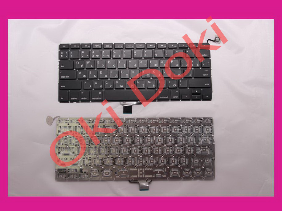 Клавіатура APPLE MacBook Pro A1278 MC374 MC700 MB466 MB467 MB990 MB991 2008 2009 2010 20112012 13.3" US RU гір