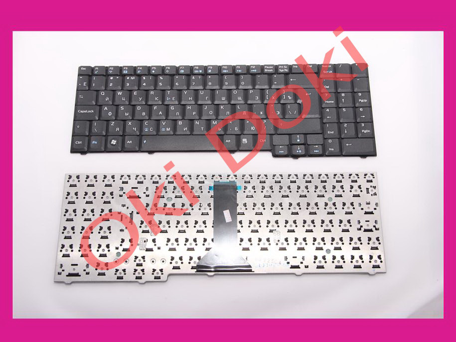Клавіатура ASUS M51 F7 A7S F7F F7S F7E M51A M51Kr M51Sa M51Se M51Sn M51Sr M51Ta M51Tr M51Va M51Vr RU Black