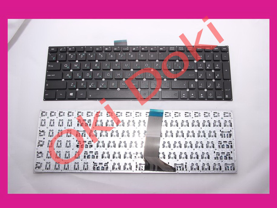 Клавіатура Asus X502 X551 X553 X555 S500 S550 TP550 R556 rus black без фрейму oem
