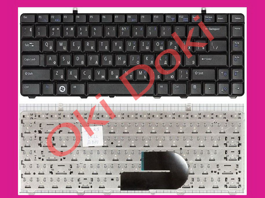 Клавіатура Dell Vostro A840 A860 1014 1015 1088 чорна