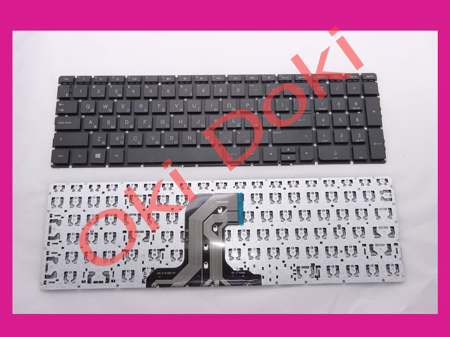Клавіатура HP 250 G4 255 G4 256 G4. 250 G5 256 G5 series 15-ac15-af 15-ay000 15-ay100 rus black без рамки OEM