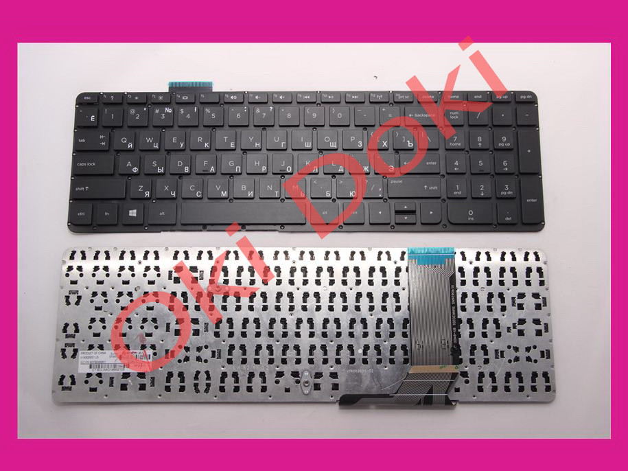 Клавіатура HP ENVY 15-J 15T-J 15Z-J 17-J 17T-J m6-n000 m6-n100 m6-w100 чорна без рамки