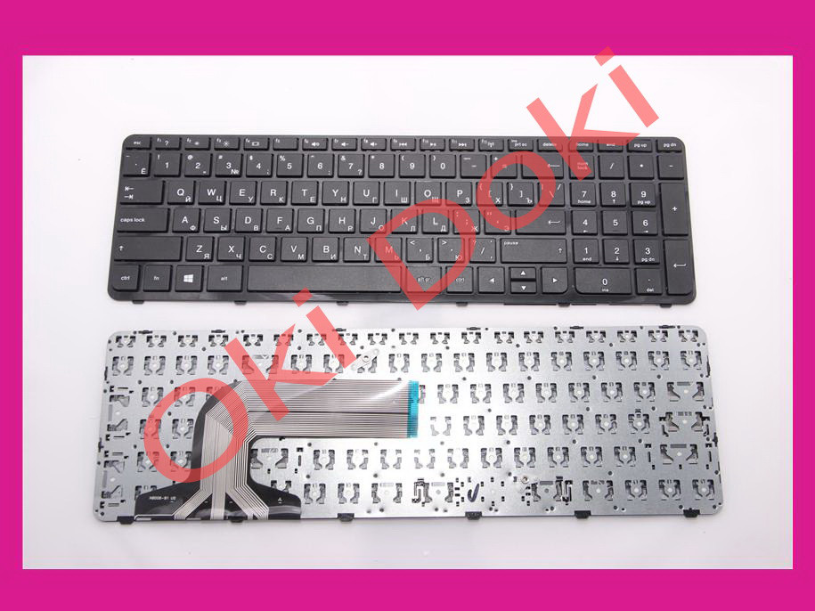 Клавіатура HP Pavilion 15-E 15T-E 15Z-E 15-N 15T-N 15Z-N 15-D 15-g series rus black фрейм