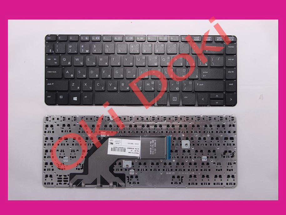 Клавиатура HP ProBook 640 G1 645 G1 rus black 15.6" без фрейма