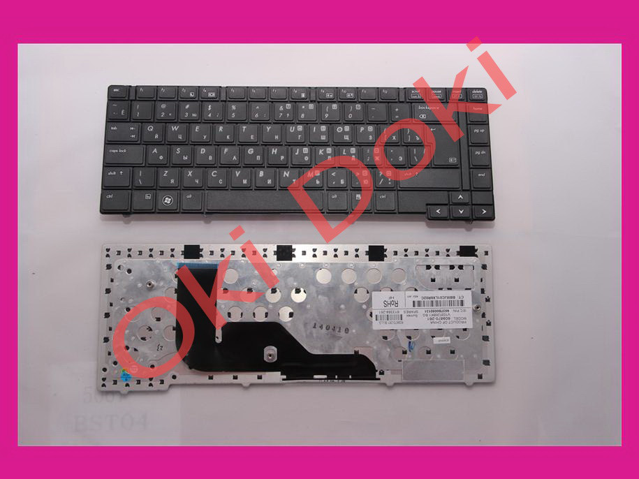 Клавіатура HP ProBook 6440b 6445b 6450b 6455b rus black вертикальний enter
