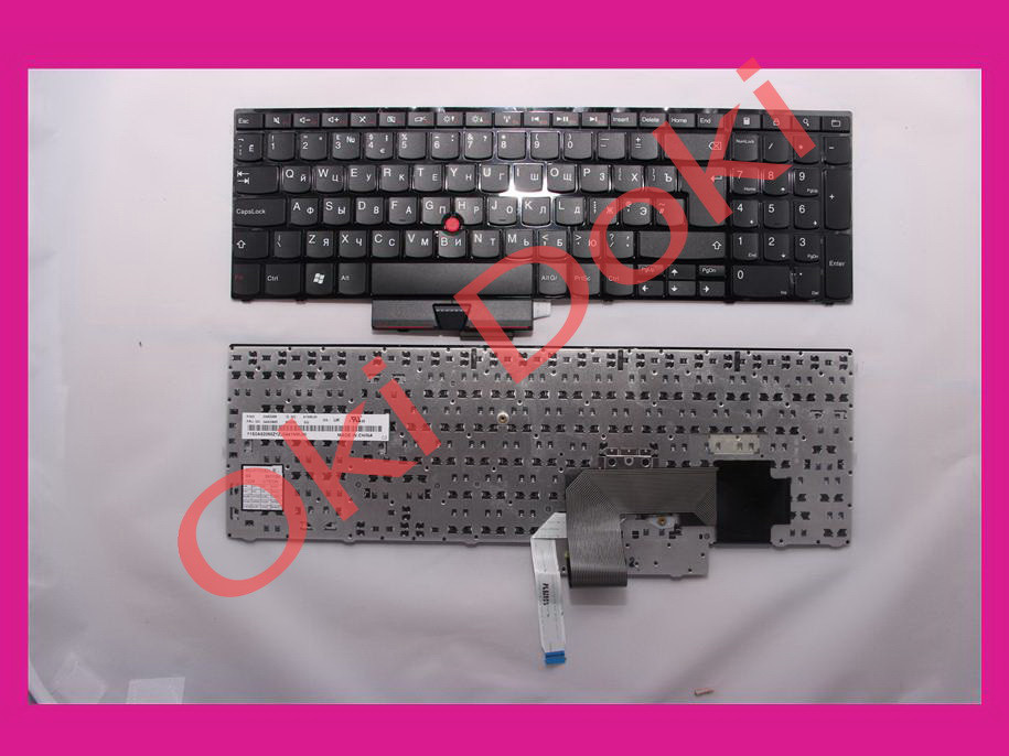 Клавіатура Lenovo ThinkPad Edge E520 E525 чорна вертикальний Enter type 2