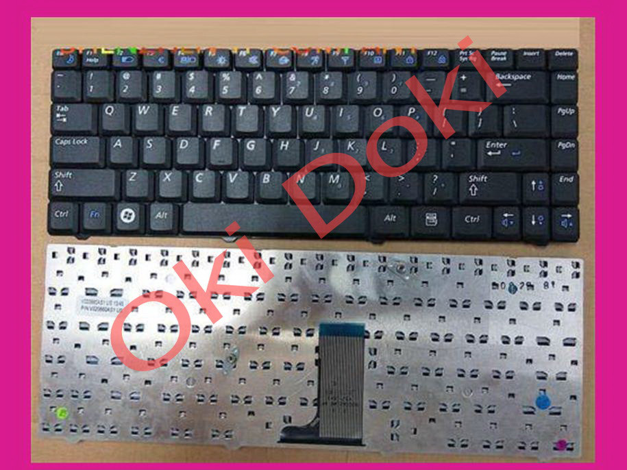 Клавіатура Samsung R517 R518 R519 BA59-02581C type 3 чорна англійська