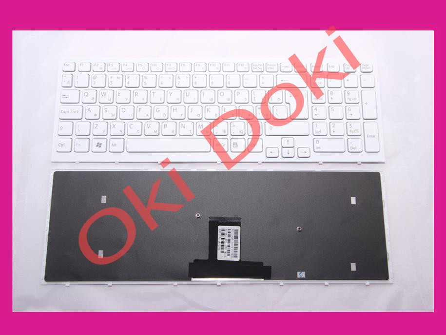 Клавіатура Sony Vaio VPC-EB white frime