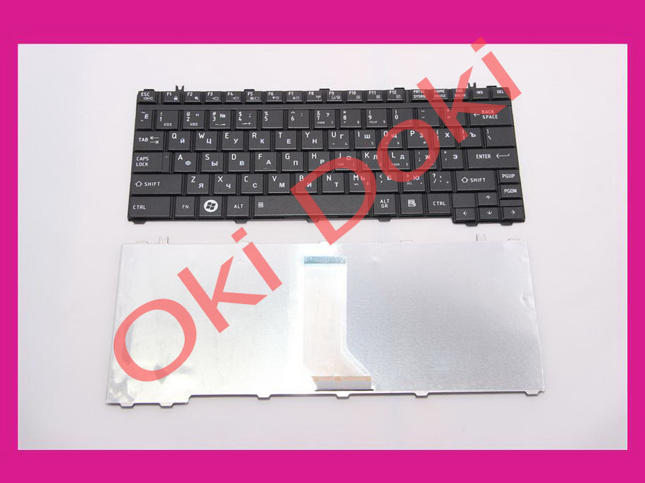 Клавіатура Toshiba Satellite A600 U500 U505 U400 T130 T135 Portege M900 RU Glossy Black.