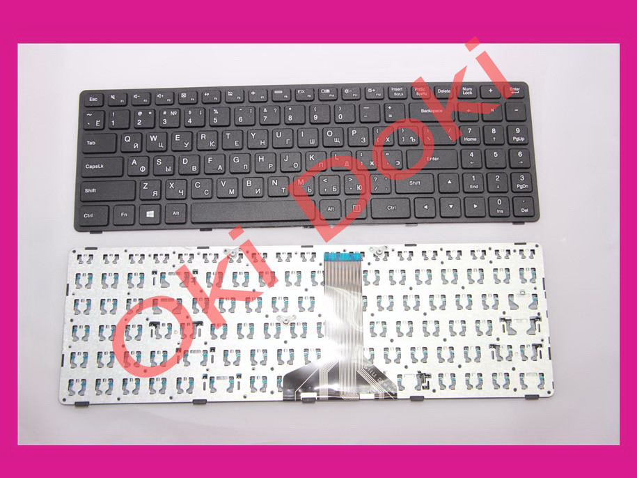 Клавіатура Lenovo IdeaPad 100-15IBD rus black type 2