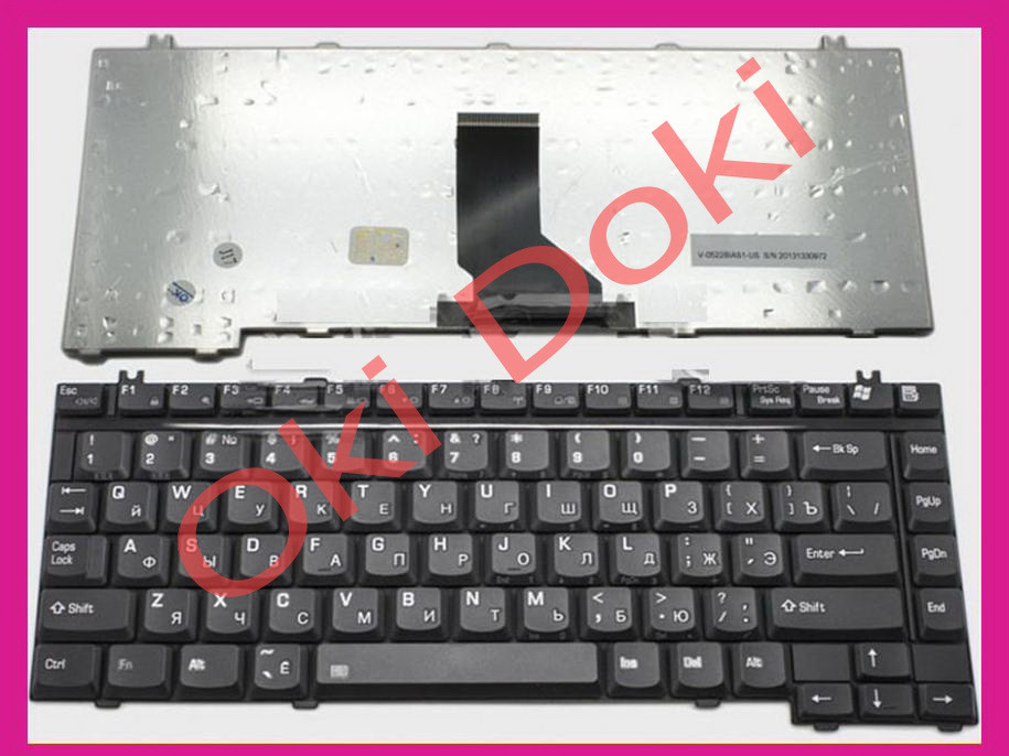 Клавіатура Toshiba 9J.N8382.A0R NSK-T4D0R NSK-T9A0R Tecra A1 A2 A3 A4 A5 A6 A7 A8 M1 M2 M3 M4 M7 S1 S2 S3