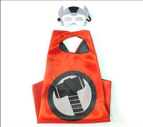Карнавальний костюм: плащ і маска Тора для хлопчика 2-6 років, фото 1