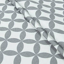 Декоративна тканина для штор, абстракція сірий