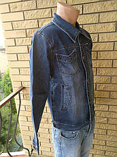 Куртка унісекс джинсова стрейчева VIGOOCC, фото 4