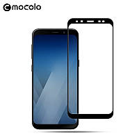 Захисне скло Samsung Galaxy A8 (2018) A530 Full Glue 5D (Mocolo 0.33 mm)