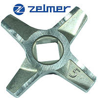 Нож для мясорубки Zelmer NR5 (ОРИГИНАЛ) Двухсторонний 86.1009 631384 (ZMMA025X)