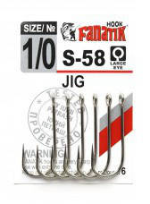 Одинарний гачок Fanatik S-58 №1/0