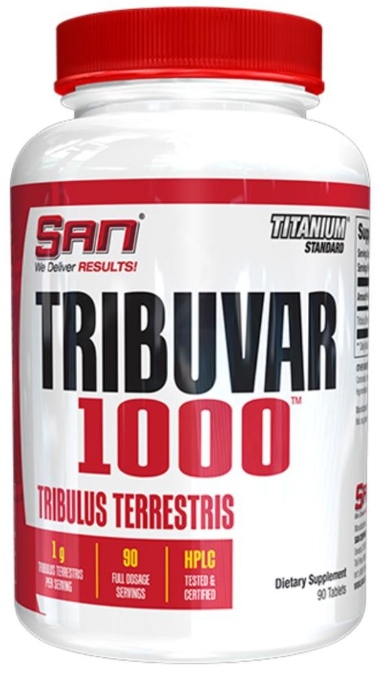 Трибулус SAN Tribuvar - Tribulus 1000mg 90caps, фото 1