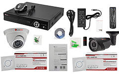 Комплект IP відеоспостереження NVR-KIT2104 — 1 indoor-outdoor