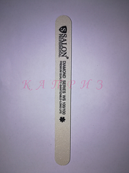 Пилка для нігтів Salon Professional 100х100, пряма вузька.